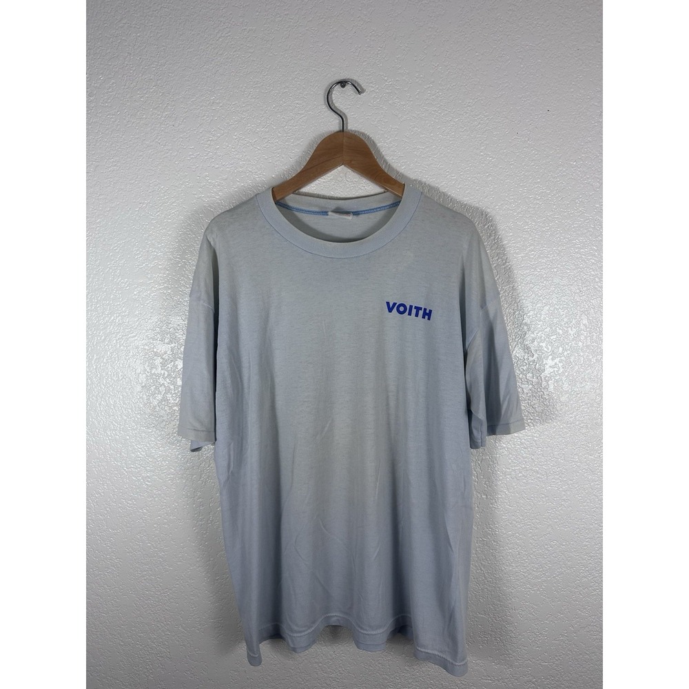 Voith Go With The Flow Industrial Engineering Graphic T Shirt Blue